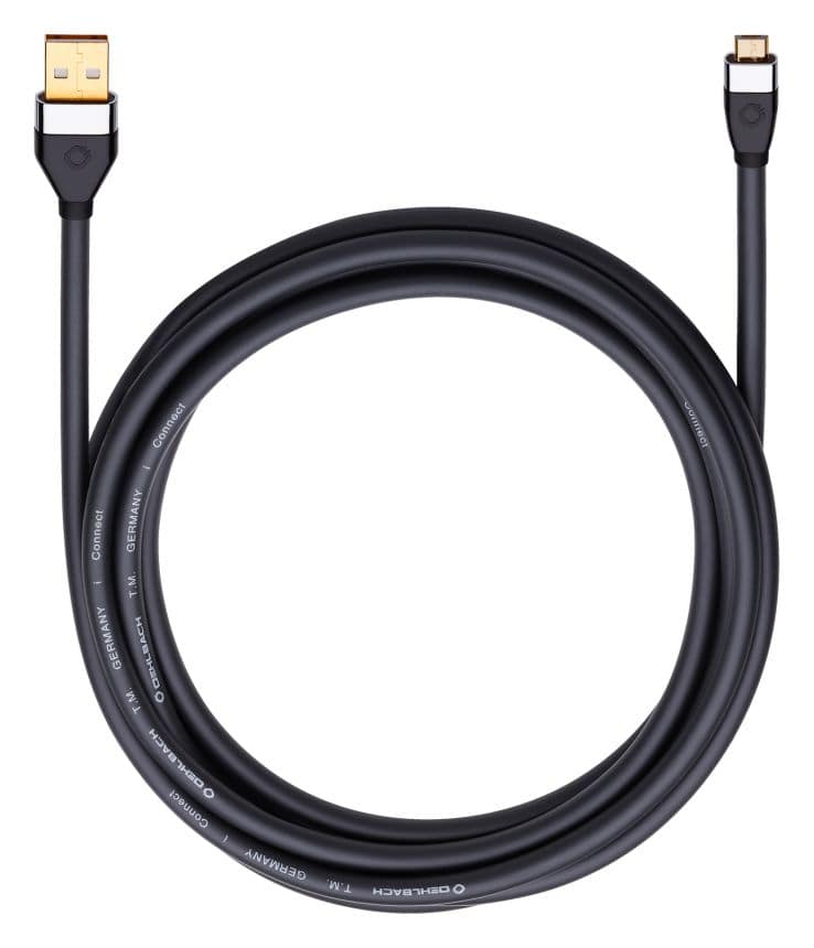 D1C60076 0,48 Gbit/s Mini-USB B auf USB A Männlich 1 m  (Schwarz) 