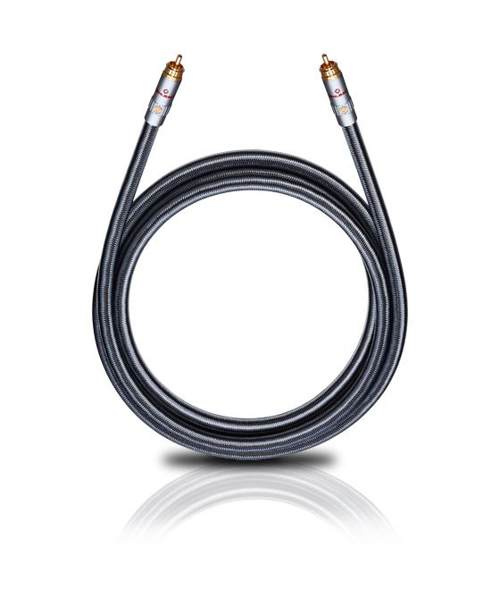 Sub Xtreme Subwoofer-Cinchkabel Stecker Cinch auf Cinch 6,6 m  (Schwarz) 