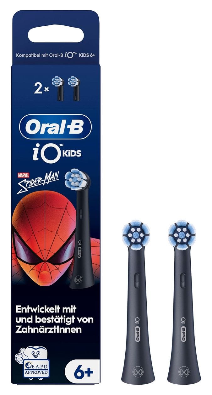 iO Kids 6+ Marvel Spiderman Aufsteckbürsten, 2 Stück 