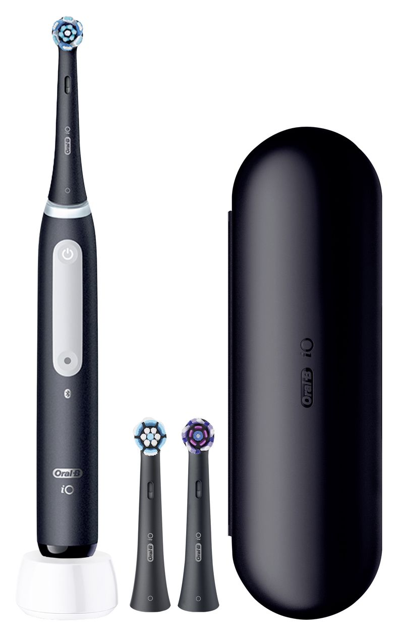 iO Series 3 Geschenkedition Rotierende-vibrierende Zahnbürste für Erwachsene  (Schwarz) 