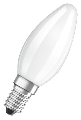 Base Classic LED Lampe Kerze E14 EEK: A++ 470 lm Warmweiß (2700K) 