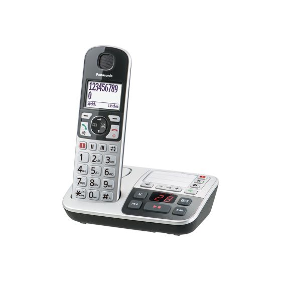KX-TGE520 DECT-Telefon  (Schwarz/Silber) 