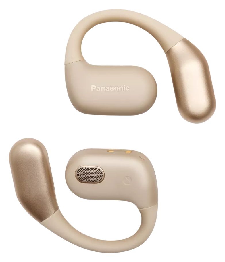RB-F10DE Knochenschall Bluetooth Kopfhörer kabellos 7 h Laufzeit IPX4  (Beige) 