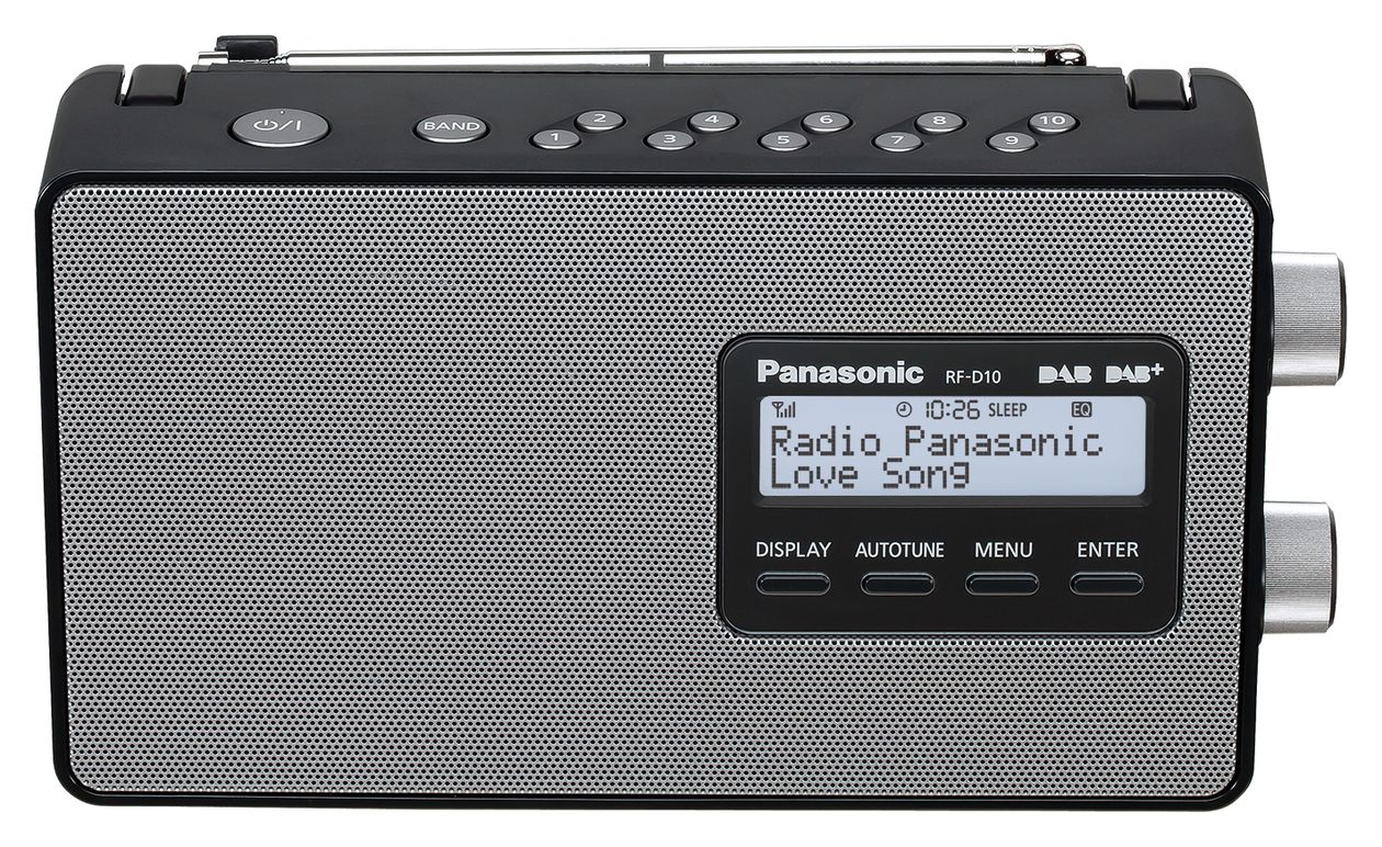 RF-D10 DAB, DAB+, FM Radio Persönlich  (Schwarz) 