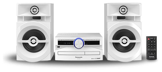 SC-UX104EG-W Home-Audio-Minisystem DAB+, FM 300 W Bluetooth 