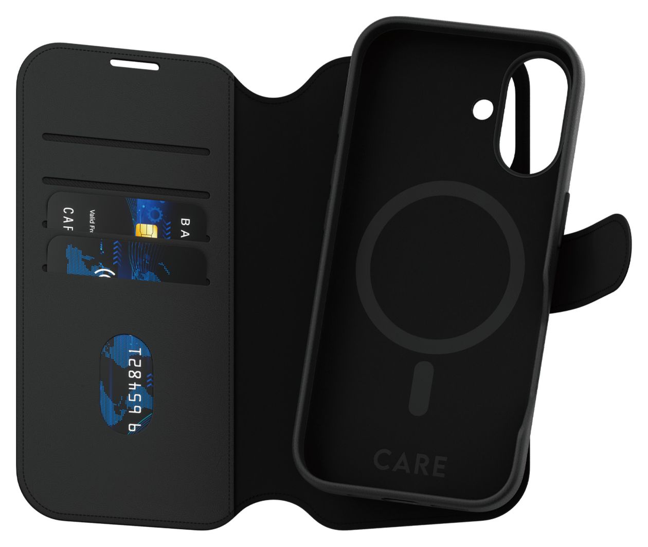 1329 Care Case Cover für Apple Apple - iPhone 16  (Schwarz) 