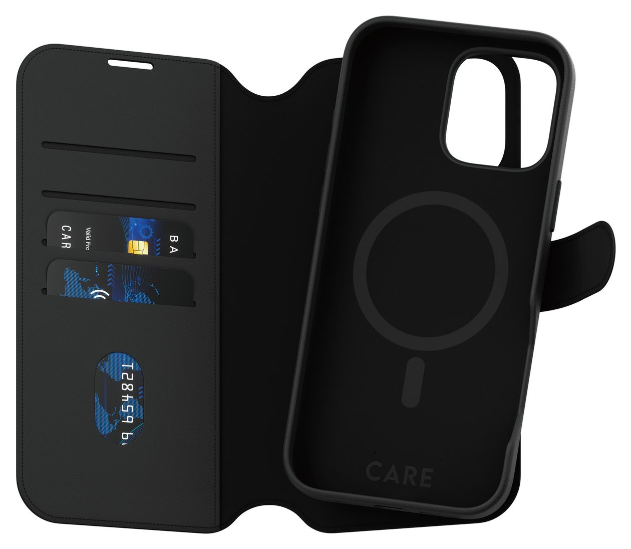 1332 Care Case Cover für Apple Apple - iPhone 16 Pro Max  (Schwarz) 