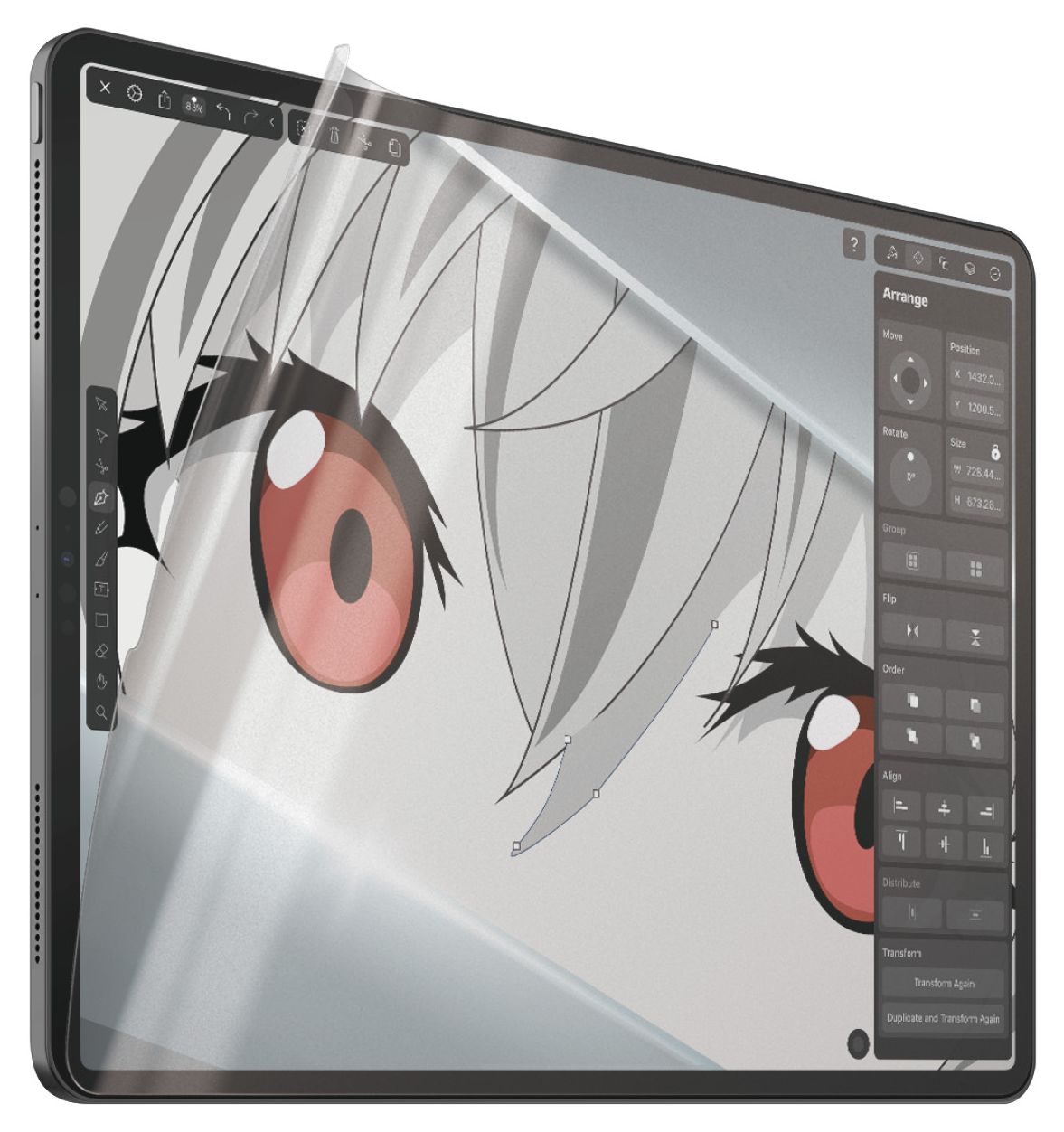 2846 Tablet Schutzfolie für Apple iPad 