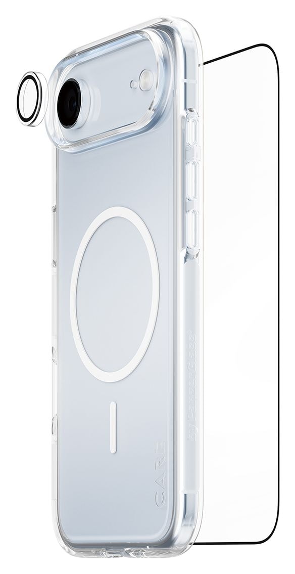 3-in-1 Explorer Set Klare Bildschirmschutzfolie TPU, Gehärtetes Glas, Polyethylenterephthalat, Silikon für Apple iPhone Air 