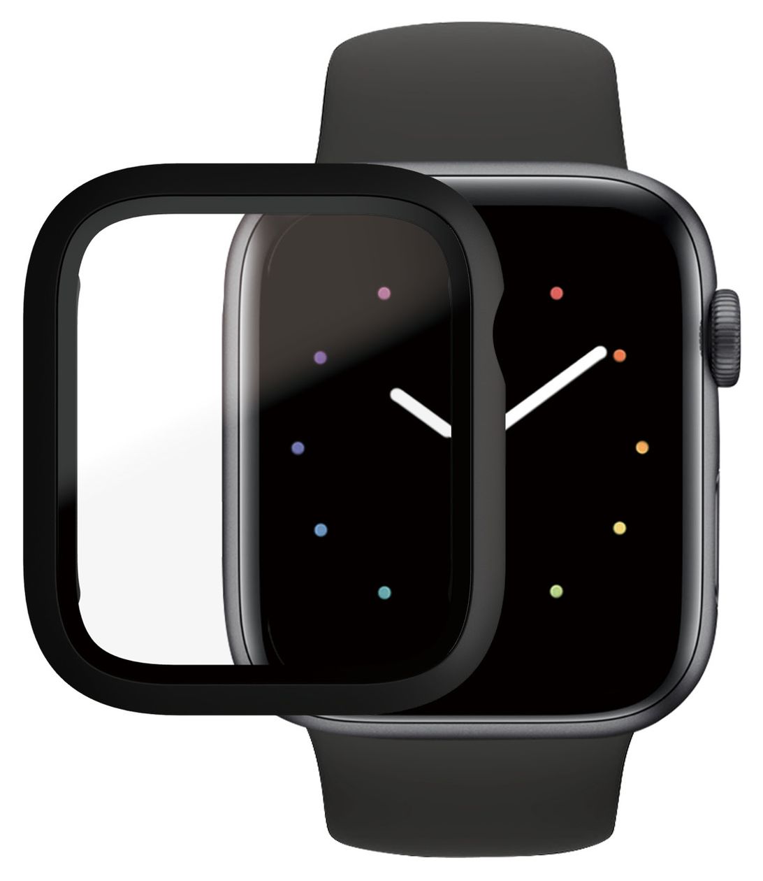 3641 Full Body Klare Bildschirmschutzfolie gehärtetes Glas für  Apple Apple - Watch Series 4 44mm, Apple - Watch Series 5 44mm, Apple - Watch Series 6 44mm, Apple - Watch SE 44mm Kratzresistent, Schockresistent, Antibakteriell 