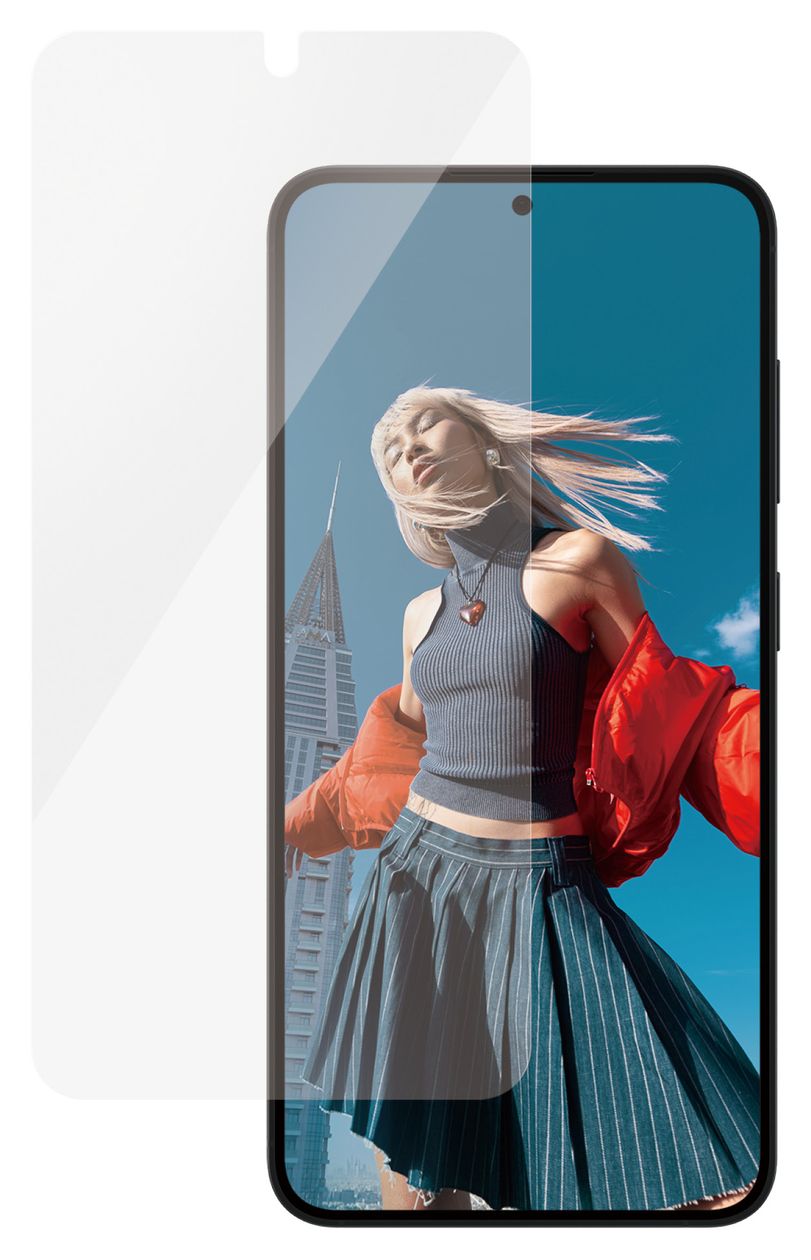 38388 Ceramic Screen Protector Klare Bildschirmschutzfolie Gehärtetes Glas, Polyethylenterephthalat, Silikon für  Samsung Galaxy S25, Galaxy S24 Kratzresistent, Schockresistent 