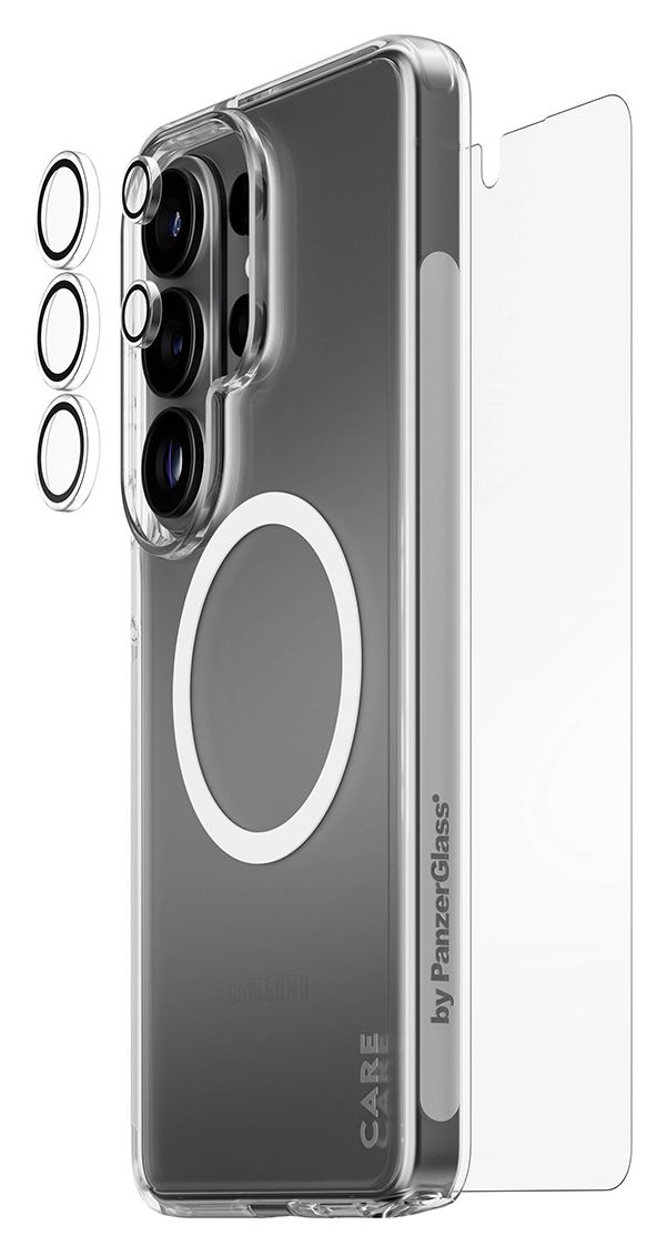 46018 3-in-1 Bundle Cover Klare Bildschirmschutzfolie Thermoplastische Polyurethane (TPU), Gehärtetes Glas, Polyethylenterephthalat, Silikon für  Samsung Samsung - Galaxy S26 Ultra Kratzresistent, Schockresistent 