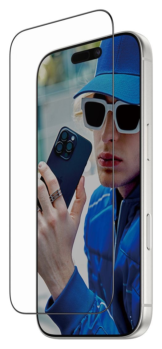 48188 Klare Bildschirmschutzfolie Gehärtetes Glas, Polyethylenterephthalat, Silikon für  Apple Apple - iPhone 17 Pro Kratzresistent, Schockresistent 