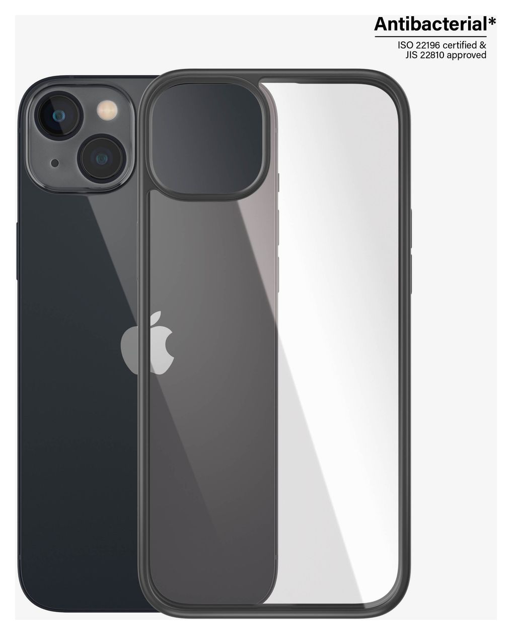 ClearCase Cover für Apple iPhone 14 Plus (Schwarz, Transparent) 