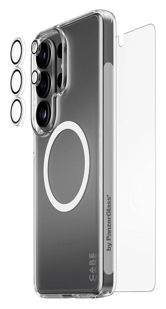 CR46018 3-in-1 Bundle Samsung Galaxy S26 Ultra Cover für Samsung Galaxy S26 Ultra  (Transparent) 