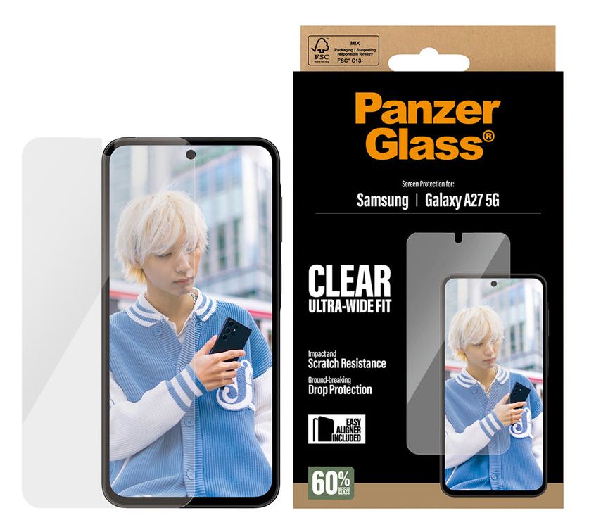 Displayschutz Samsung Galaxy A27 5G | Ultra-Wide Fit m. EasyAligner 
