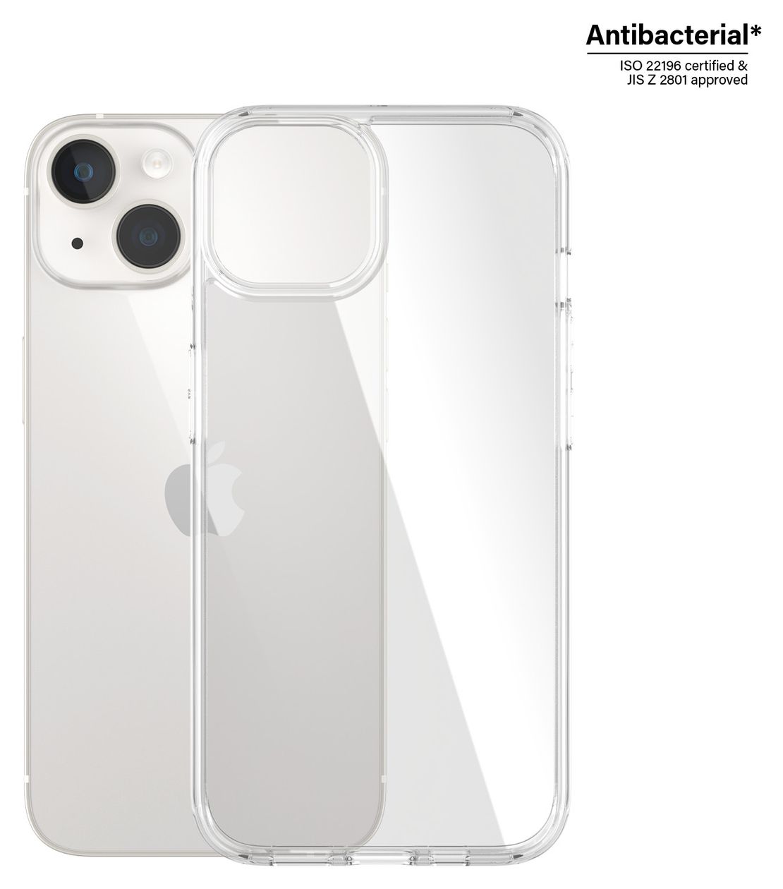 HardCase Cover für Apple Apple - iPhone 14, Apple - iPhone 13 (Transparent) 