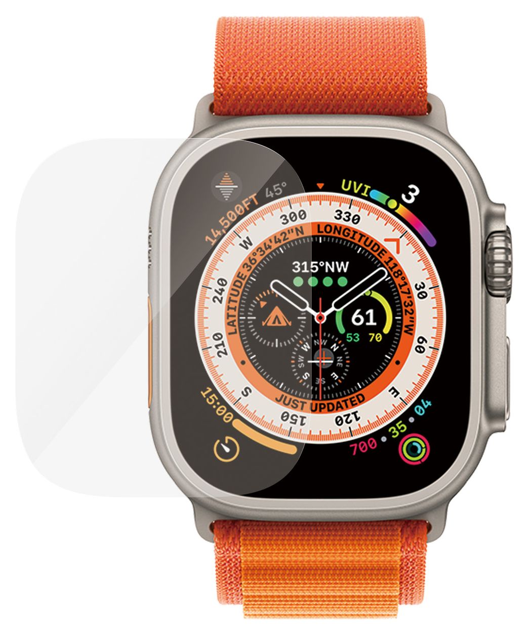 PanzerGlass®️ Displayschutz Apple Watch Ultra 2 | Ultra | 49 mm w. EasyAligner 