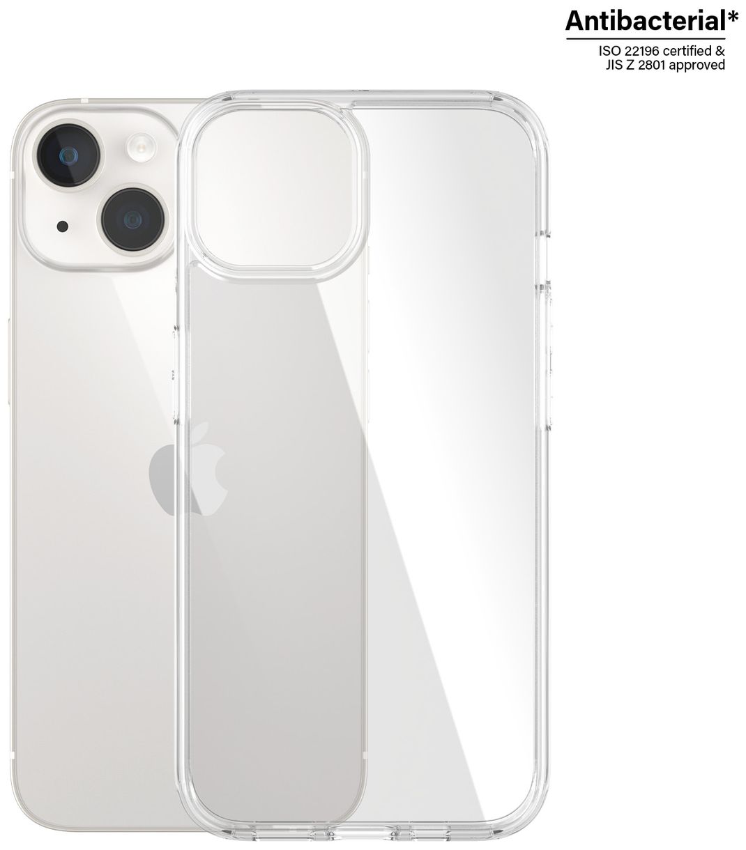HardCase Cover für Apple Apple - iPhone 14, Apple - iPhone 13 (Transparent) 