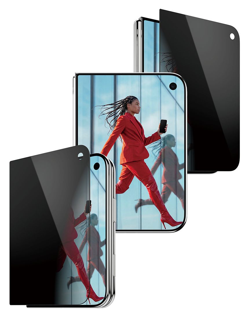 PanzerGlass® Privacy Außendisplay Displayschutz iPhone Duo | RahmenFit m. EasyAligner 