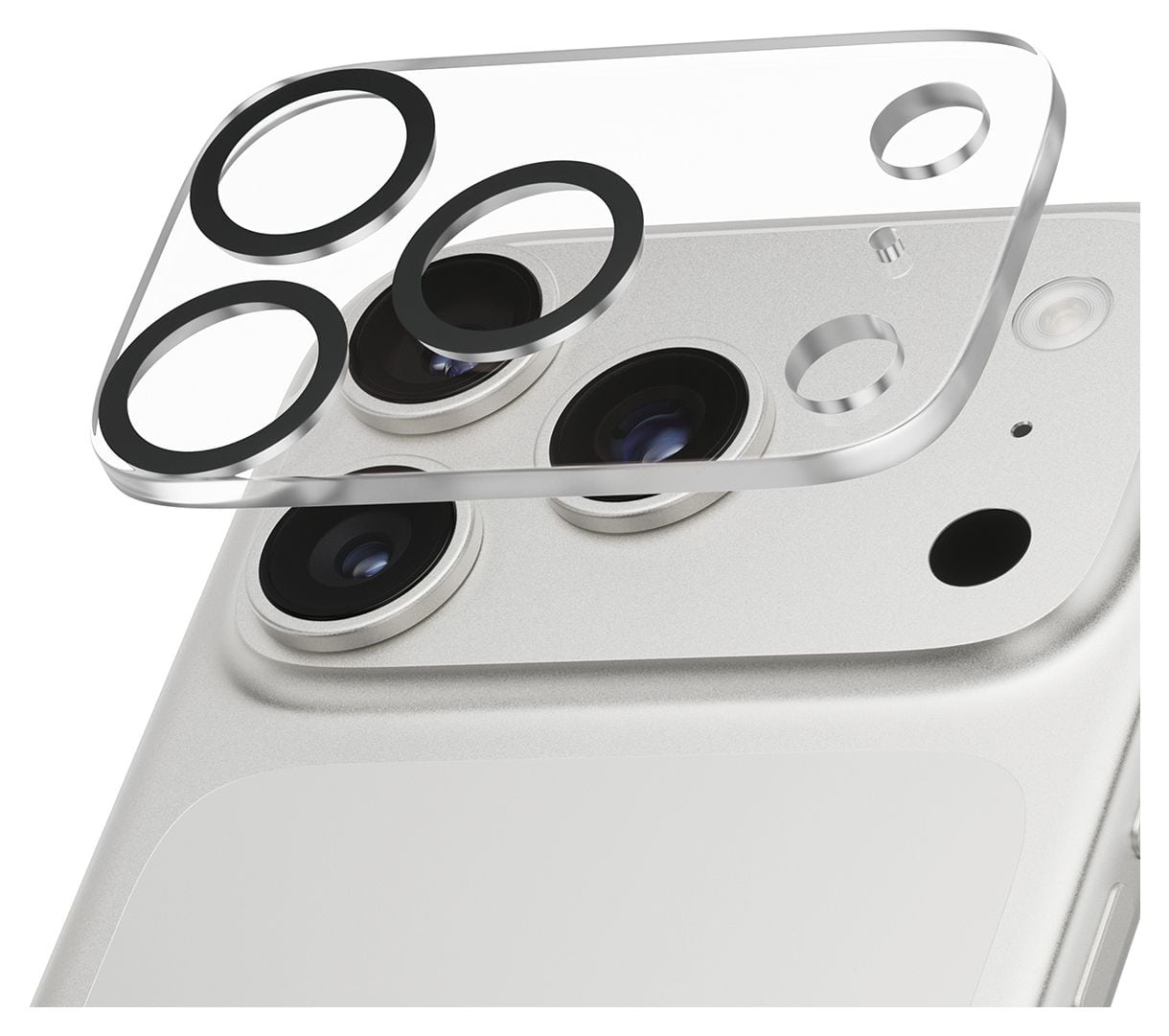 PicturePerfect Klare Bildschirmschutzfolie Gehärtetes Glas, Silikon für Apple iPhone 17 Pro 