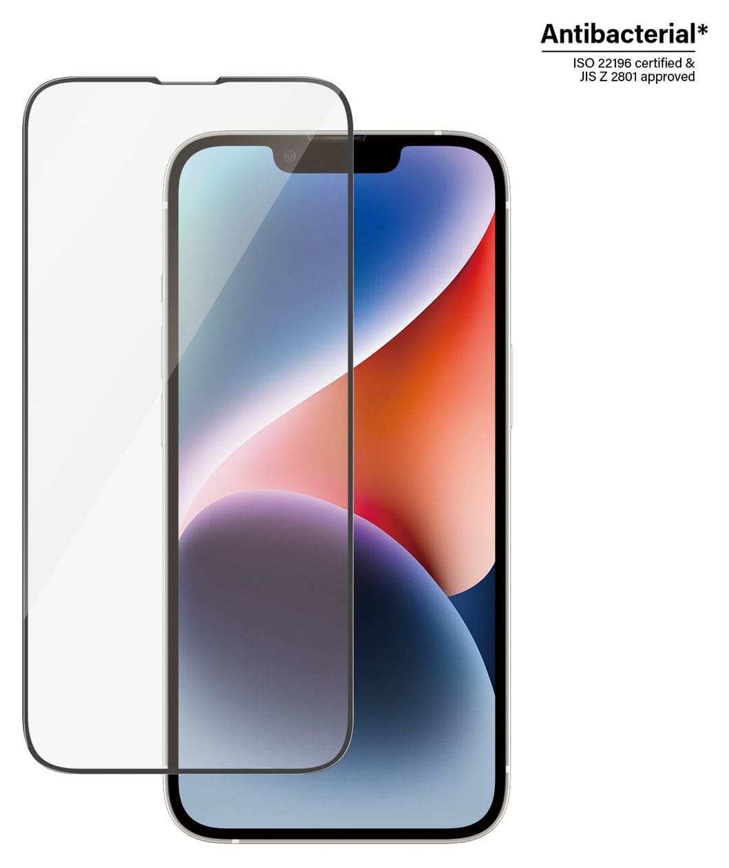 Screen Protector Klare Bildschirmschutzfolie gehärtetes Glas für Apple iPhone 14, iPhone 13, iPhone 13 Pro 