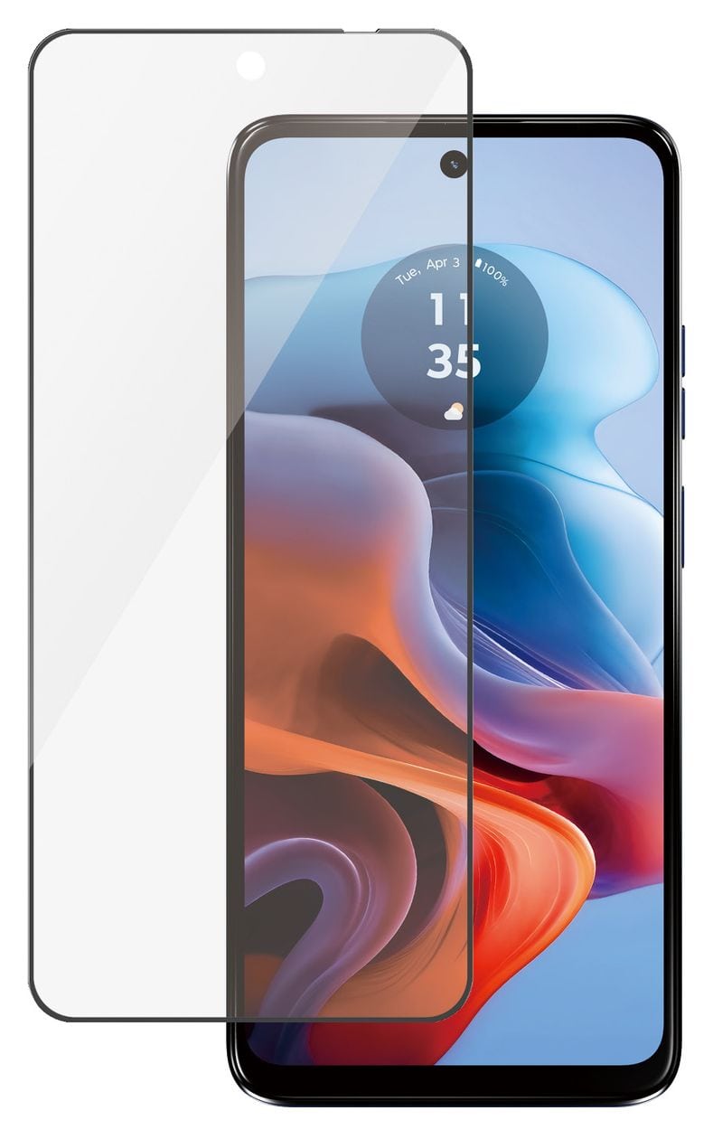 Screen Protector Klare Bildschirmschutzfolie gehärtetes Glas für Motorola Moto G34 