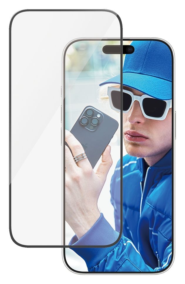 Screen Protector Klare Bildschirmschutzfolie gehärtetes Glas für Apple iPhone 16 Pro 