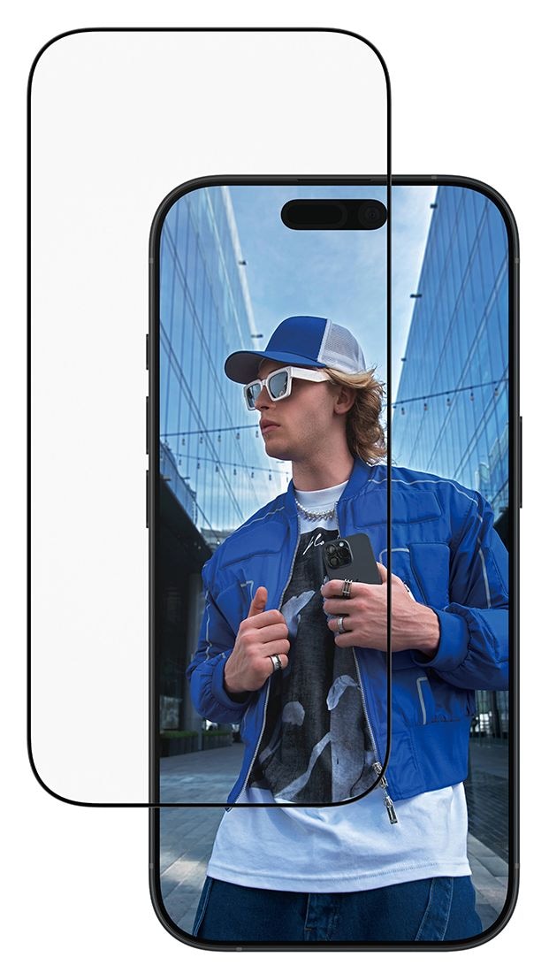 Screen Protector Ultra-Wide Fit mit EasyAligner Klare Bildschirmschutzfolie gehärtetes Glas für Apple iPhone 17, iPhone 16 Pro 