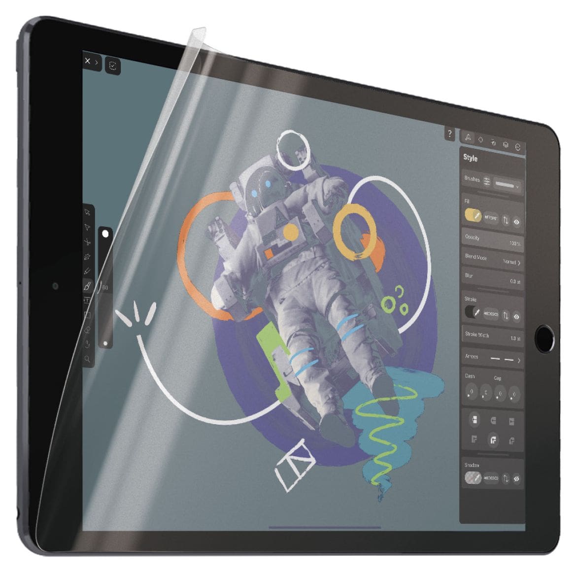Tablet Schutzfolie Klare Bildschirmschutzfolie Kunststoff für Apple iPad 10.2 