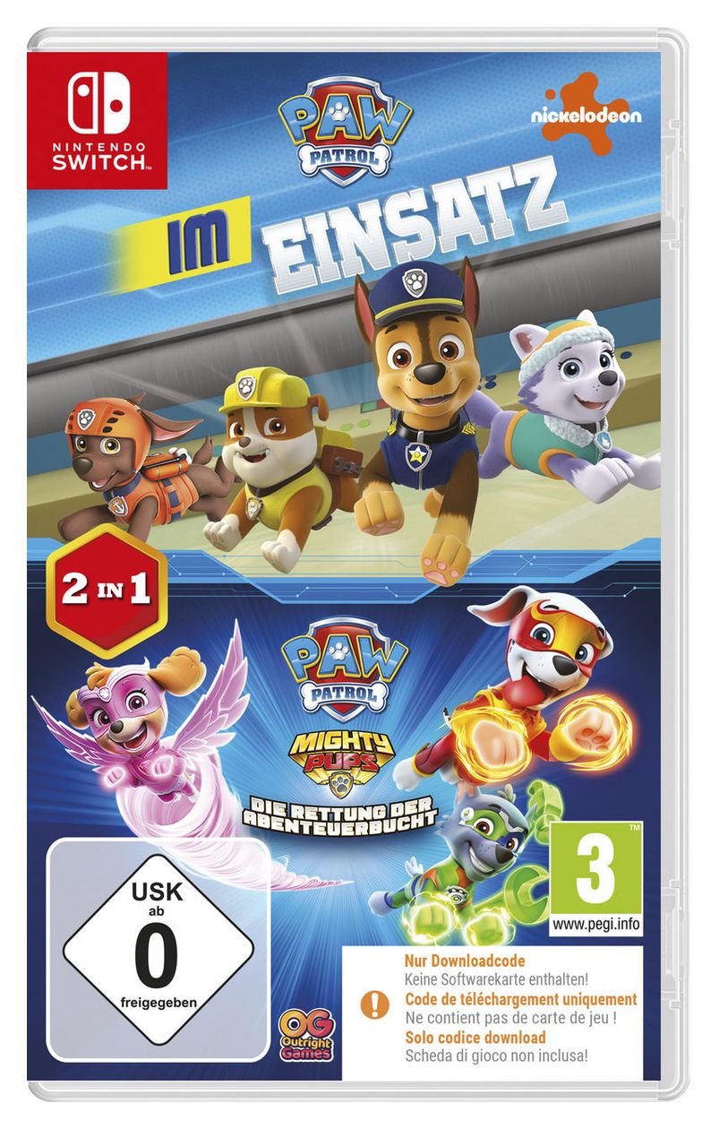 Paw Patrol Compilation - Im Einsatz + Mighty Pups (Nintendo Switch) 