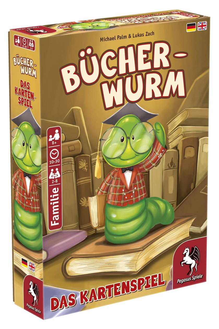 18322G Bücherwurm - Das Kartenspiel Kartenspiel bis zu 8 Spielern ab 8 Jahr(e) 
