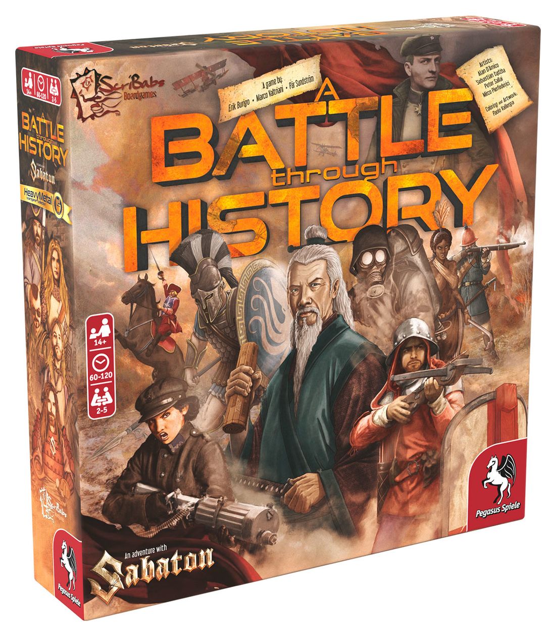 57702G A Battle through History Brettspiel bis zu 5 Spielern ab 14 Jahr(e) 