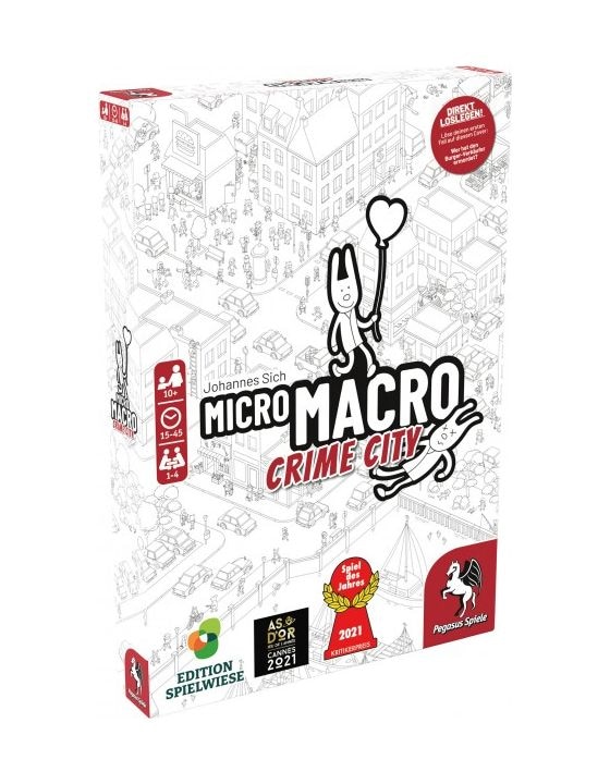 59060G MicroMacro: Crime City Brettspiel bis zu 4 Spielern ab 10 Jahr(e) 