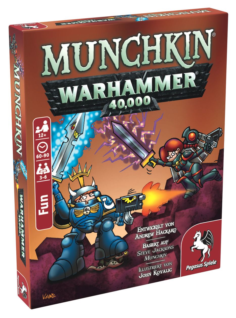 17015G Munchkin Warhammer Kartenspiel bis zu 6 Spielern ab 12 Jahr(e) 