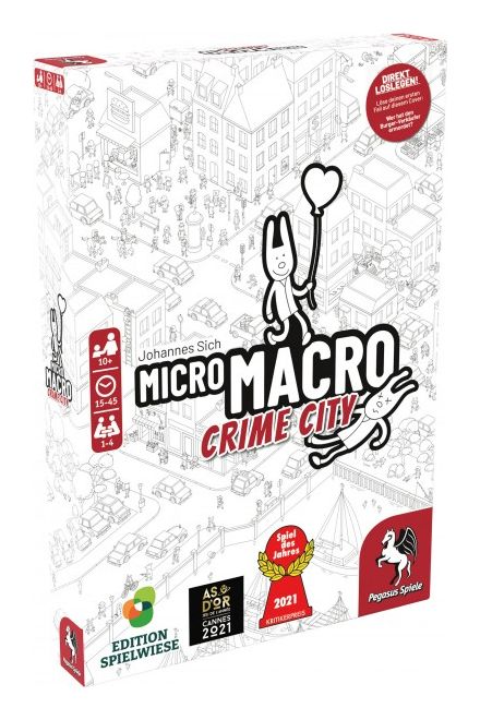 59060G MicroMacro: Crime City Brettspiel bis zu 4 Spielern ab 10 Jahr(e) 