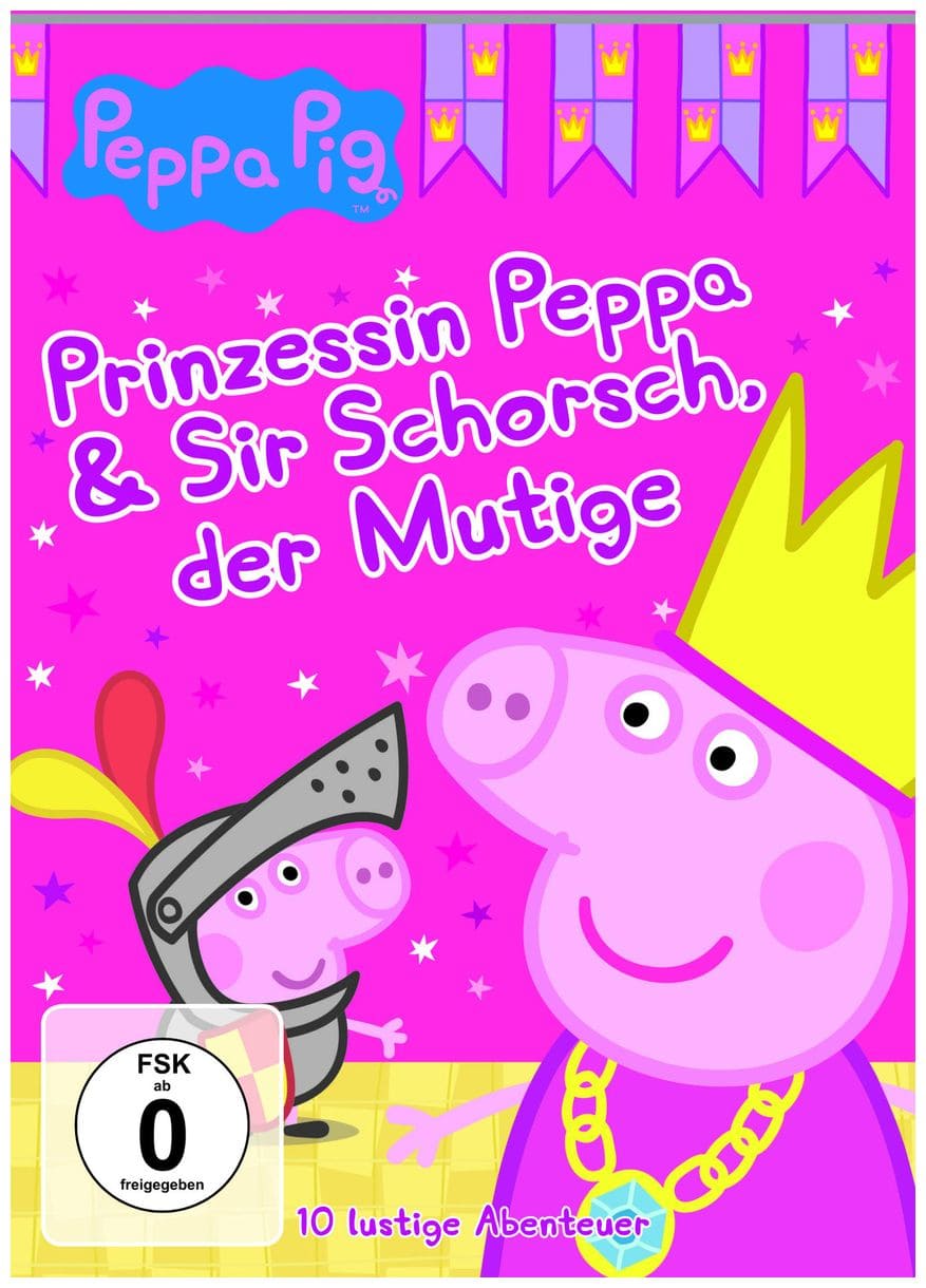 Peppa Pig - Prinzessin Peppa & Sir Schorsch der Mutige (DVD) 