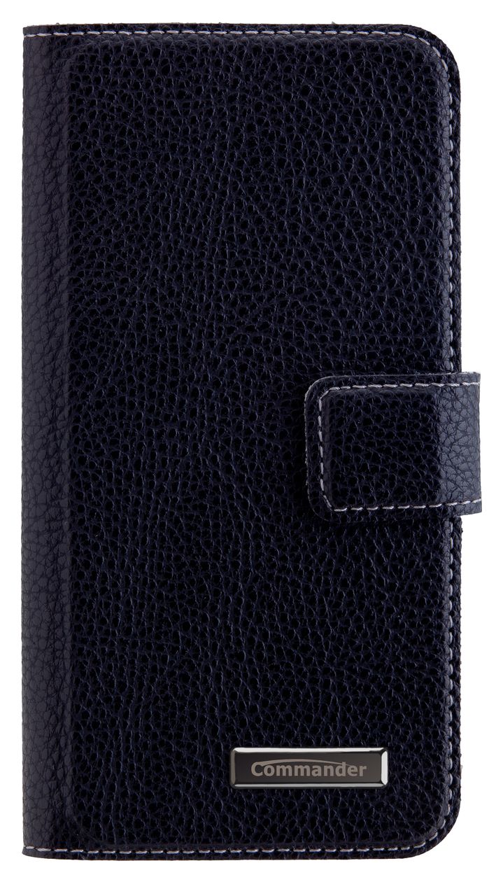 15690 Commander Book Case Elite Folio für Apple iPhone 7  (Schwarz) 