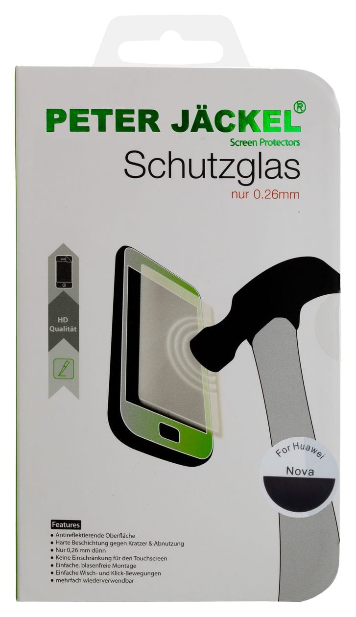 15862 Klare Bildschirmschutzfolie Glas für  Huawei Nova 