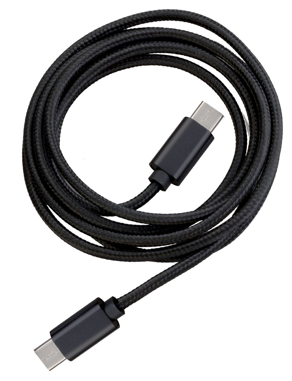 18452 USB C auf USB C Männlich 1,5 m  (Schwarz) 