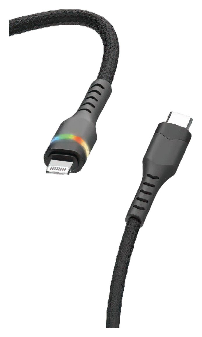 20838 USB C auf Lightning Männlich bis 27 W 1 m  (Schwarz) 