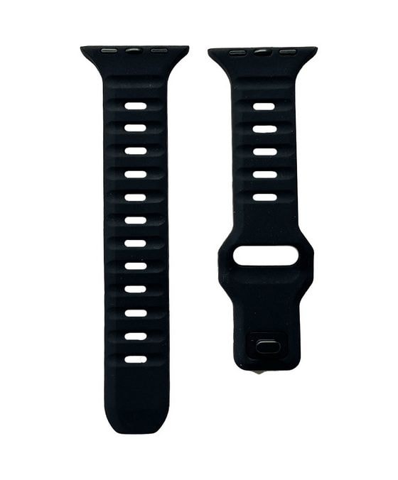 Sport Armband Apple Watch Ultra 49mm/ Watch 45/44mm (Series 4 - 10)/ 42mm (Series 1 - 3)  (Schwarz) 
