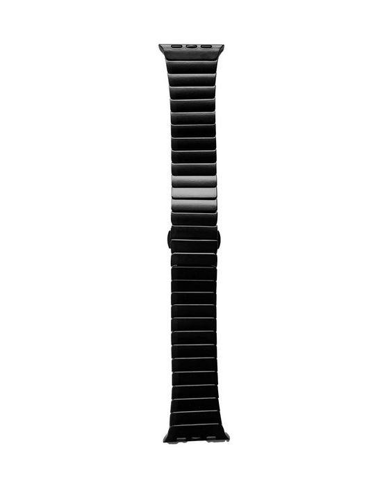 21345 Armband Apple Watch Ultra 49mm/ Watch 45/44mm (Series 4 - 10)/ 42mm (Series 1 - 3)  (Schwarz) 
