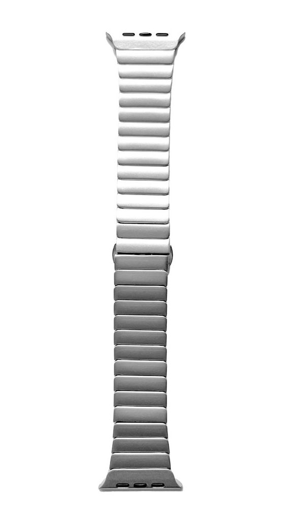 21346 Armband Apple Watch Ultra 49mm/ Watch 45/44mm (Series 4 - 10)/ 42mm (Series 1 - 3)  (Silber) 