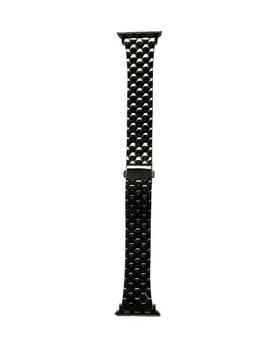 Style Armband Apple Watch Ultra 49mm/ Watch 45/44mm (Series 4 - 10)/ 42mm (Series 1 - 3)  (Schwarz) 