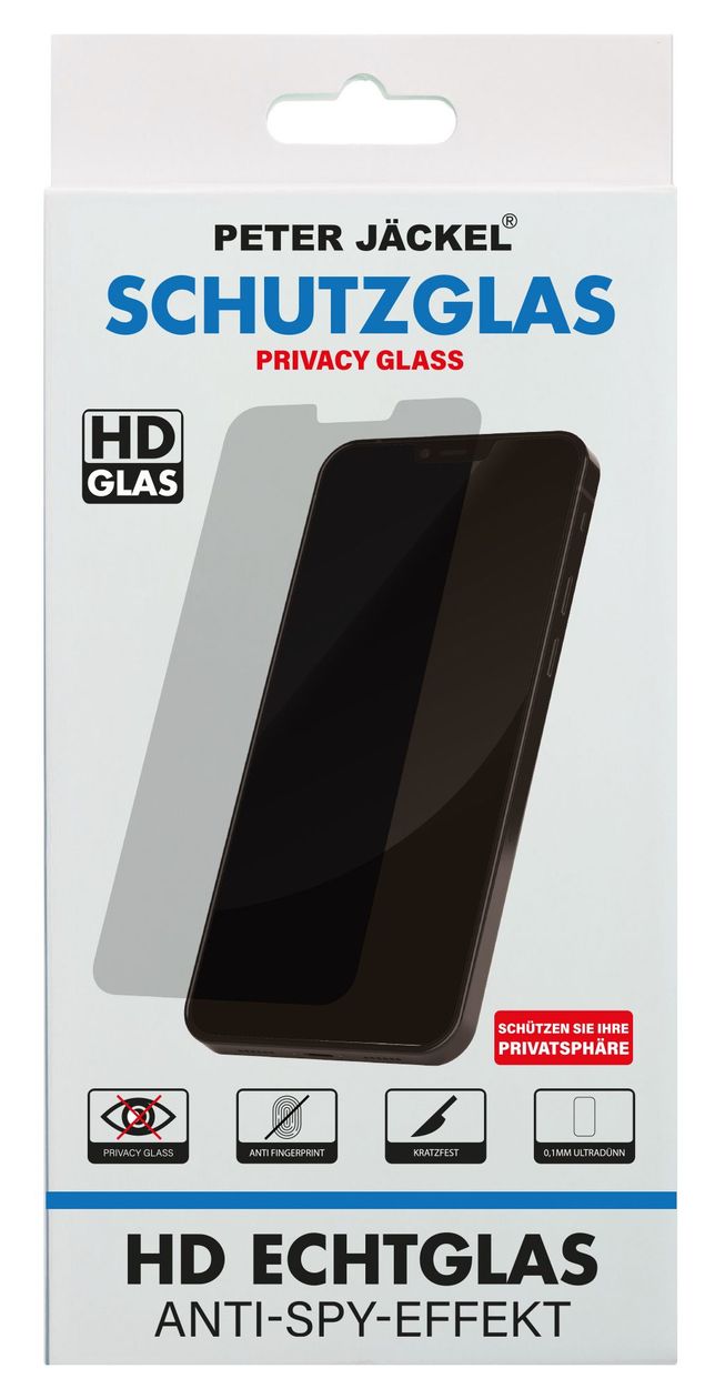 21480 Privacy HD Glass Protector Datenschutz-Bildschirmschutz Glas für  Apple iPhone 17 Air Kratzresistent 