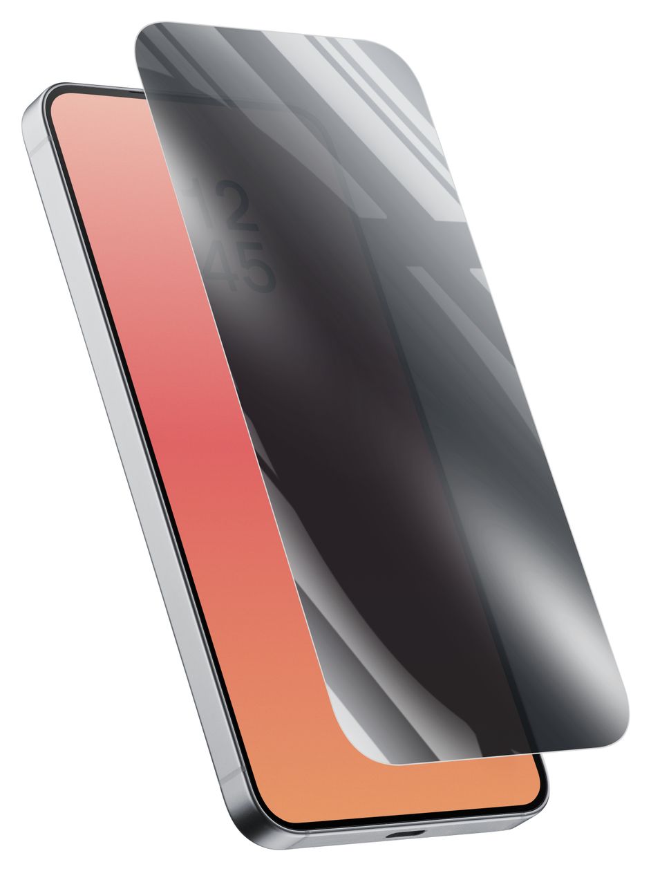 23041 Privacy Impact Glass Datenschutz-Bildschirmschutz gehärtetes Glas für  Apple iPhone 17 Air Kratzresistent, Antibakteriell 