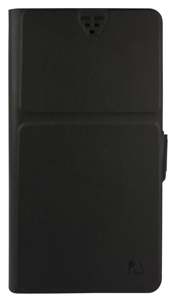 23067 Book Case Unique Geldbörsenhülle für Universal Universal  (Schwarz) 