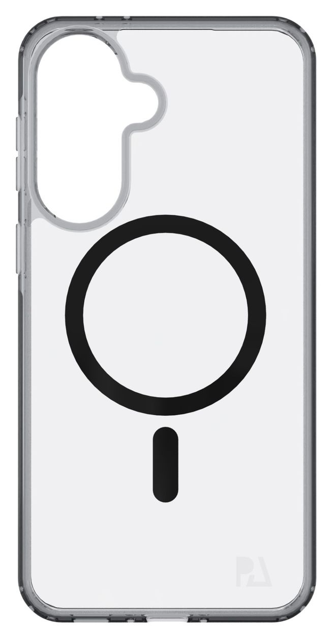 23085 Back Cover Pure Mag Cover für Samsung A37 5G (Transparent, Schwarz) 