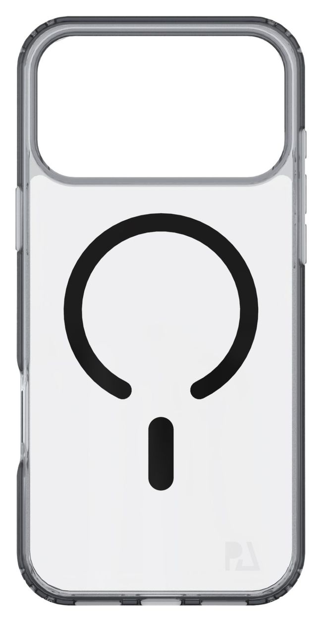 23090 Back Cover Pure Mag Cover für Apple iPhone 17 Pro Max (Schwarz, Transparent) 
